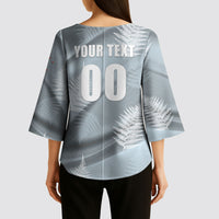Custom Rugby New Zealand 2026 Kimono Sleeve Blouse The Fern Go Champions