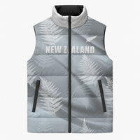 Custom Rugby New Zealand 2026 Sleeveless Puffer Jacket The Fern Go Champions