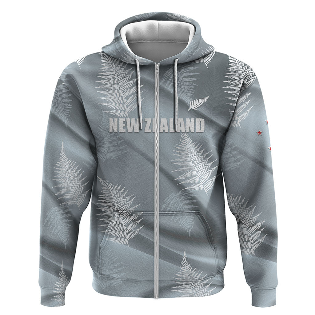 Custom Rugby New Zealand 2026 Zip Hoodie The Fern Go Champions