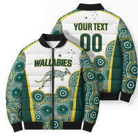 Custom Rugby Australia 2026 Bomber Puffer Jacket Wallabies Go Champions