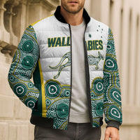 Custom Rugby Australia 2026 Bomber Puffer Jacket Wallabies Go Champions