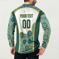 Custom Rugby Australia 2026 Button Sweatshirt Wallabies Go Champions