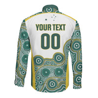 Custom Rugby Australia 2026 Long Sleeve Button Shirt Wallabies Go Champions