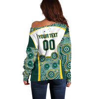Custom Rugby Australia 2026 Off Shoulder Sweater Wallabies Go Champions
