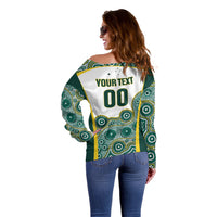 Custom Rugby Australia 2026 Off Shoulder Sweater Wallabies Go Champions