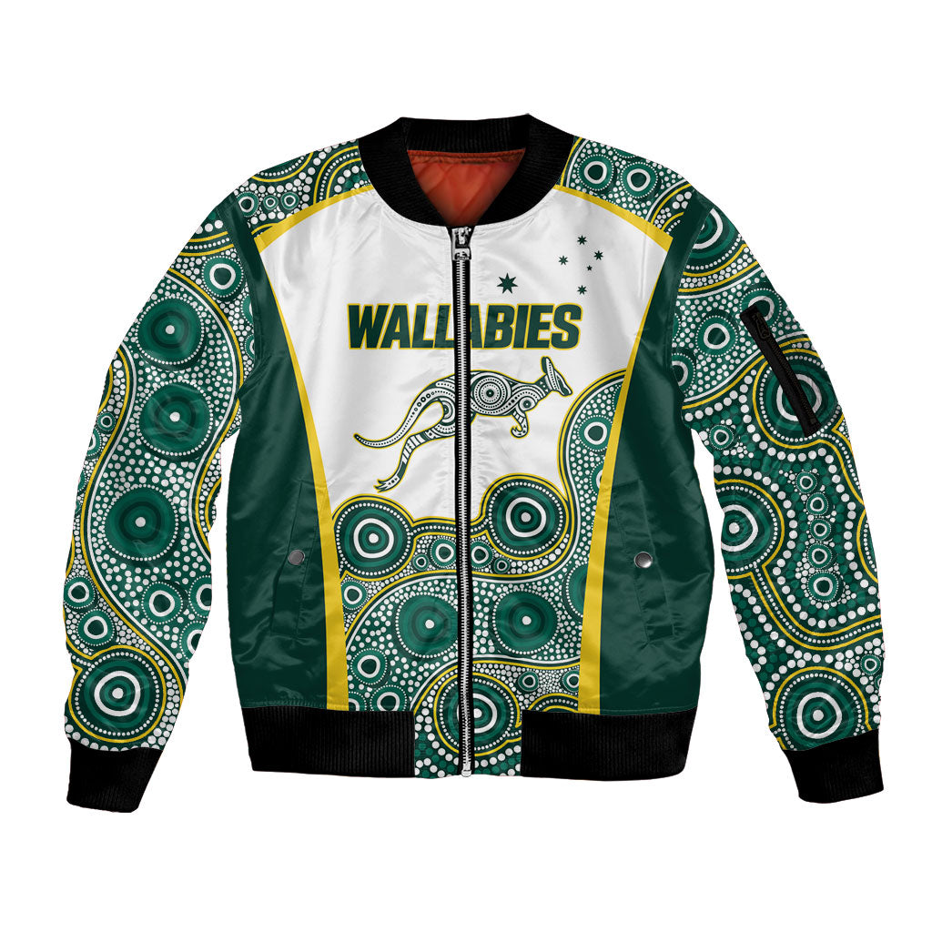 Custom Rugby Australia 2026 Sleeve Zip Bomber Jacket Wallabies Go Champions