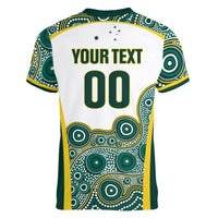 Custom Rugby Australia 2026 Women V-Neck T-Shirt Wallabies Go Champions