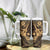 Hawaii Ukulele Tumbler With Handle Polynesian Pattern Gold Version