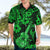 Hawaii Ukulele Hawaiian Shirt Polynesian Pattern Green Version LT01 - Polynesian Pride