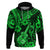 Hawaii Ukulele Hoodie Polynesian Pattern Green Version LT01 Pullover Hoodie Green - Polynesian Pride