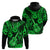 Hawaii Ukulele Hoodie Polynesian Pattern Green Version LT01 - Polynesian Pride