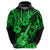 Hawaii Ukulele Hoodie Polynesian Pattern Green Version LT01 - Polynesian Pride