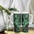 Hawaii Ukulele Tumbler With Handle Polynesian Pattern Green Version