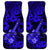 Hawaii Ukulele Car Mats Polynesian Pattern Navy Blue Version LT01 Blue - Polynesian Pride