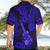 Hawaii Ukulele Hawaiian Shirt Polynesian Pattern Navy Blue Version LT01 - Polynesian Pride