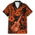 Hawaii Ukulele Hawaiian Shirt Polynesian Pattern Orange Version LT01 Orange - Polynesian Pride