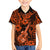 Hawaii Ukulele Hawaiian Shirt Polynesian Pattern Orange Version LT01 - Polynesian Pride