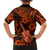 Hawaii Ukulele Hawaiian Shirt Polynesian Pattern Orange Version LT01 - Polynesian Pride