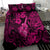 Hawaii Ukulele Bedding Set Polynesian Pattern Pink Version LT01 - Polynesian Pride