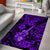 Hawaii Ukulele Area Rug Polynesian Pattern Purple Version LT01 - Polynesian Pride