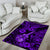 Hawaii Ukulele Area Rug Polynesian Pattern Purple Version LT01 - Polynesian Pride