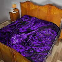 Hawaii Ukulele Quilt Polynesian Pattern Purple Version LT01 - Polynesian Pride
