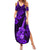 Hawaii Ukulele Summer Maxi Dress Polynesian Pattern Purple Version LT01 Women Purple - Polynesian Pride