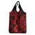 Hawaii Ukulele Grocery Bag Polynesian Pattern Red Version