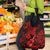 Hawaii Ukulele Grocery Bag Polynesian Pattern Red Version