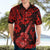 Hawaii Ukulele Hawaiian Shirt Polynesian Pattern Red Version LT01 - Polynesian Pride