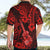 Hawaii Ukulele Hawaiian Shirt Polynesian Pattern Red Version LT01 - Polynesian Pride