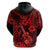 Hawaii Ukulele Hoodie Polynesian Pattern Red Version LT01 - Polynesian Pride