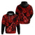 Hawaii Ukulele Hoodie Polynesian Pattern Red Version LT01 - Polynesian Pride