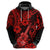 Hawaii Ukulele Hoodie Polynesian Pattern Red Version LT01 - Polynesian Pride