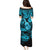 Hawaii Ukulele Family Matching Puletasi Dress and Hawaiian Shirt Polynesian Pattern Sky Blue Version LT01 - Polynesian Pride