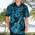 Hawaii Ukulele Hawaiian Shirt Polynesian Pattern Sky Blue Version LT01 - Polynesian Pride