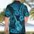 Hawaii Ukulele Hawaiian Shirt Polynesian Pattern Sky Blue Version LT01 - Polynesian Pride