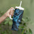 Hawaii Ukulele Tumbler With Handle Polynesian Pattern Sky Blue Version