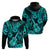 Hawaii Ukulele Hoodie Polynesian Pattern Turquoise Version LT01 - Polynesian Pride