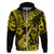 Hawaii Ukulele Hoodie Polynesian Pattern Yellow Version LT01 Zip Hoodie Yellow - Polynesian Pride