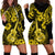 Hawaii Ukulele Hoodie Dress Polynesian Pattern Yellow Version LT01 - Polynesian Pride