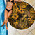 Hawaii Fish Hook Beach Blanket Polynesian Pattern Gold Version LT01 - Wonder Print Shop
