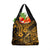 Hawaii Fish Hook Grocery Bag Polynesian Pattern Gold Version