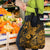 Hawaii Fish Hook Grocery Bag Polynesian Pattern Gold Version