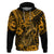 Hawaii Fish Hook Hoodie Polynesian Pattern Gold Version LT01 Pullover Hoodie Gold - Polynesian Pride