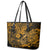 Hawaii Fish Hook Leather Tote Bag Polynesian Pattern Gold Version LT01 - Polynesian Pride