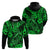 Hawaii Fish Hook Hoodie Polynesian Pattern Green Version LT01 - Polynesian Pride