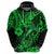 Hawaii Fish Hook Hoodie Polynesian Pattern Green Version LT01 - Polynesian Pride