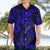 Hawaii Fish Hook Hawaiian Shirt Polynesian Pattern Navy Blue Version LT01 - Polynesian Pride