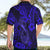 Hawaii Fish Hook Hawaiian Shirt Polynesian Pattern Navy Blue Version LT01 - Polynesian Pride